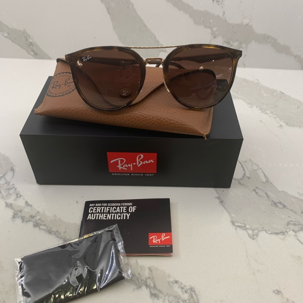 RayBan RB4285 Sunglasses. Brown/Tortoise frame. Brown Lenses. Perfect condition.